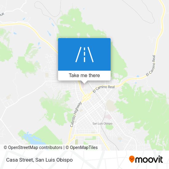 Casa Street map
