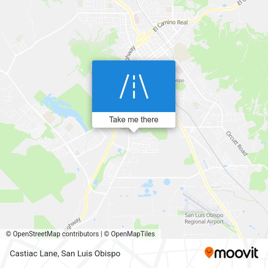 Castiac Lane map