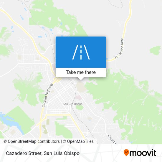 Cazadero Street map