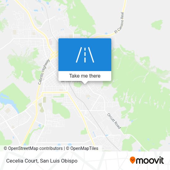 Cecelia Court map