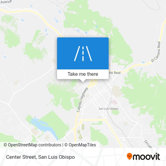 Mapa de Center Street