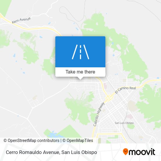 Mapa de Cerro Romauldo Avenue