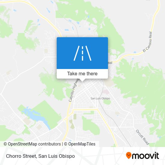 Chorro Street map