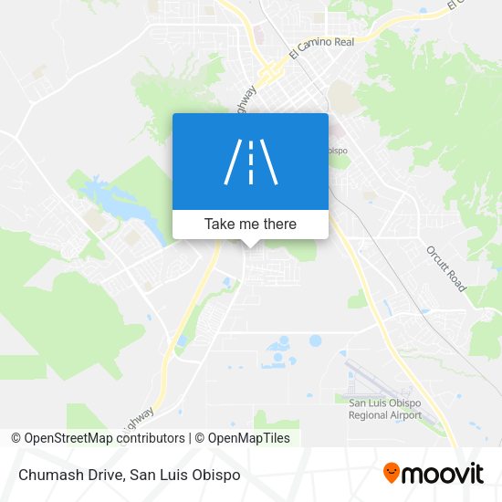 Chumash Drive map