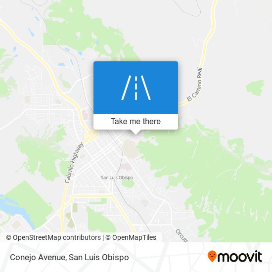 Conejo Avenue map