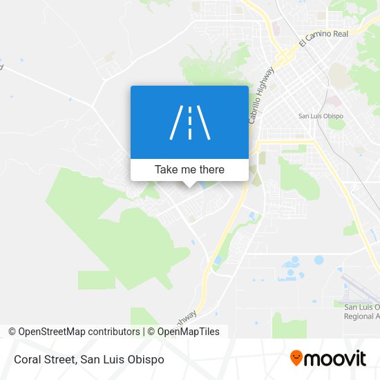 Coral Street map