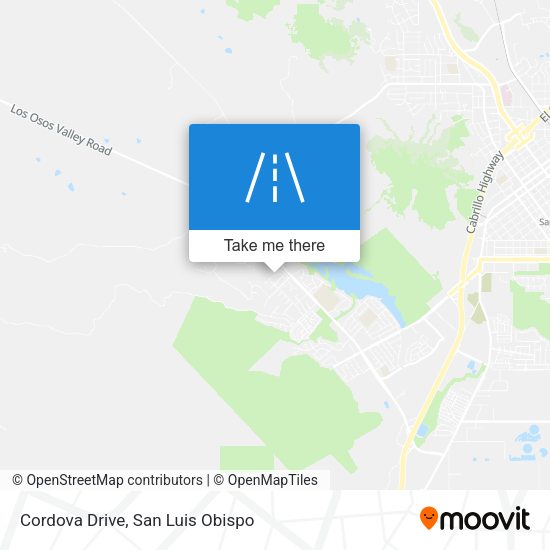 Mapa de Cordova Drive