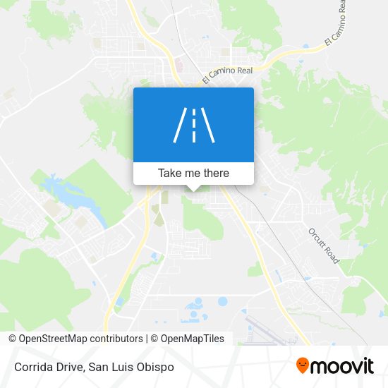 Corrida Drive map