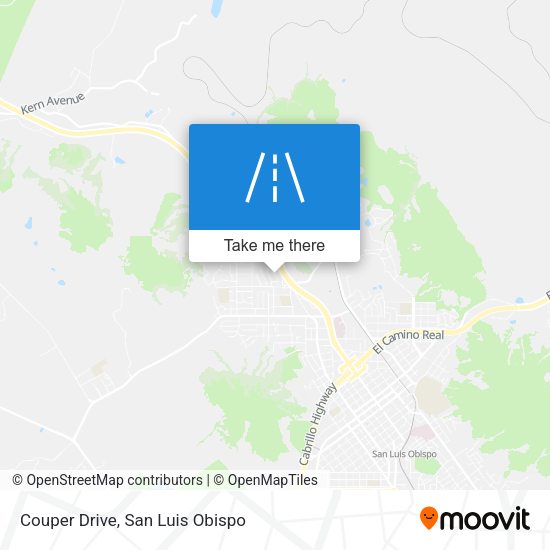 Mapa de Couper Drive