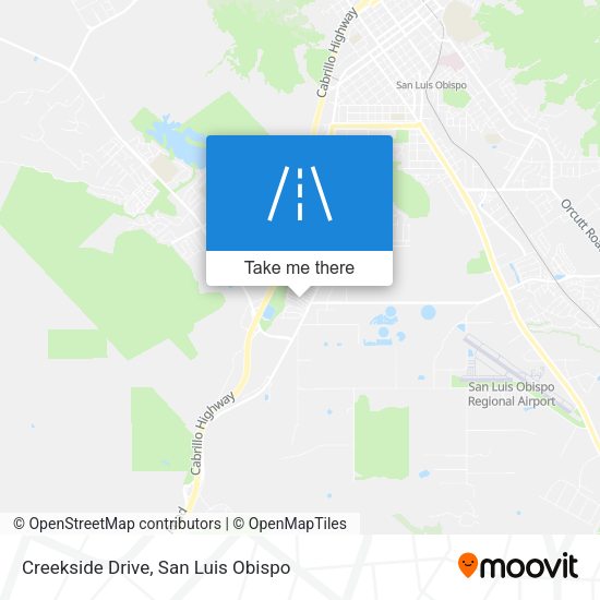 Mapa de Creekside Drive
