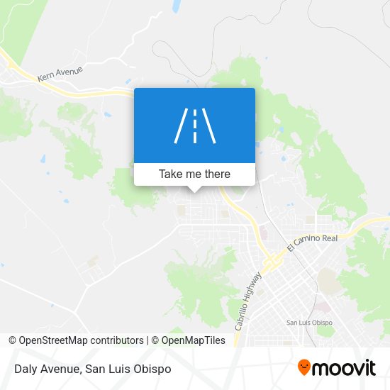 Daly Avenue map