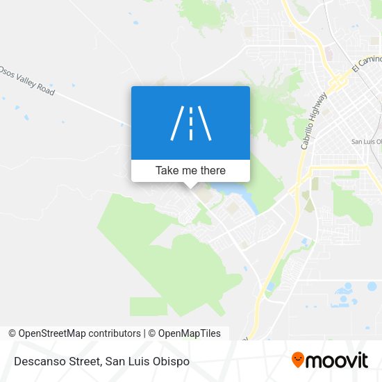 Descanso Street map