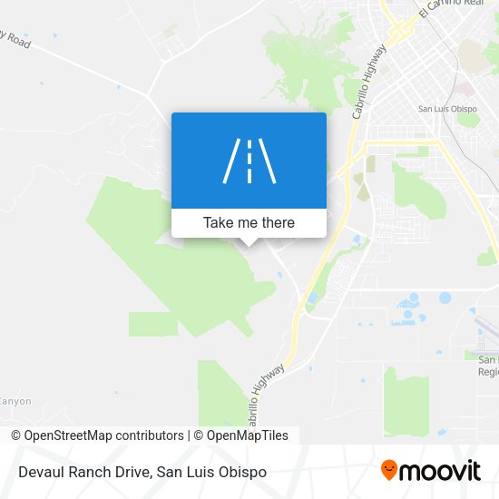Devaul Ranch Drive map