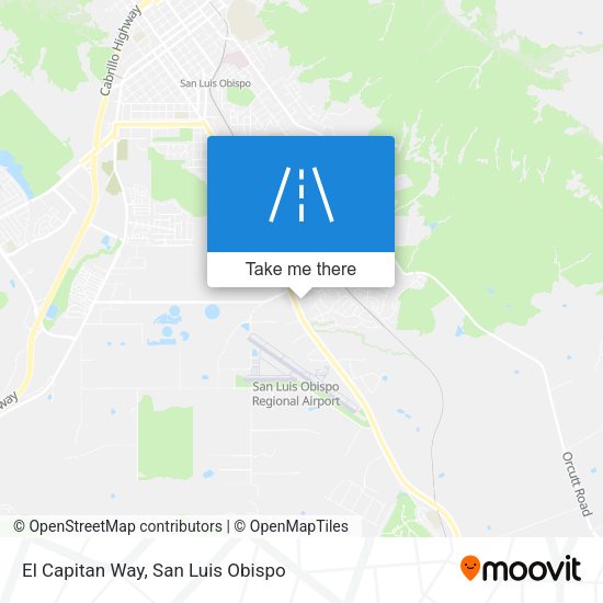 Mapa de El Capitan Way