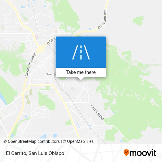 El Cerrito map