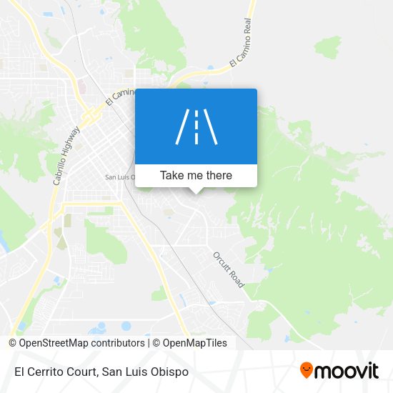 El Cerrito Court map
