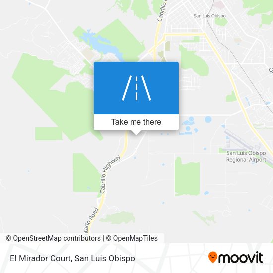 El Mirador Court map