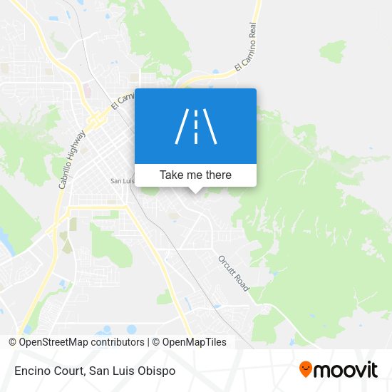 Encino Court map