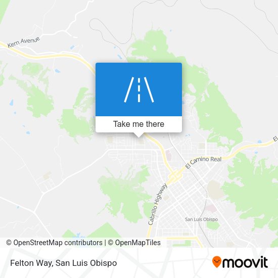 Felton Way map