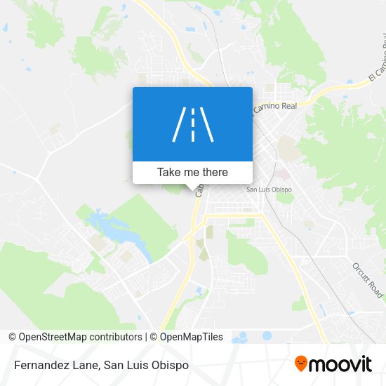 Fernandez Lane map