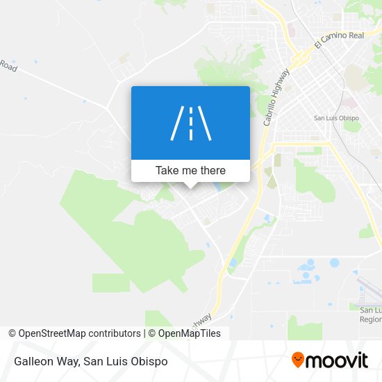 Mapa de Galleon Way