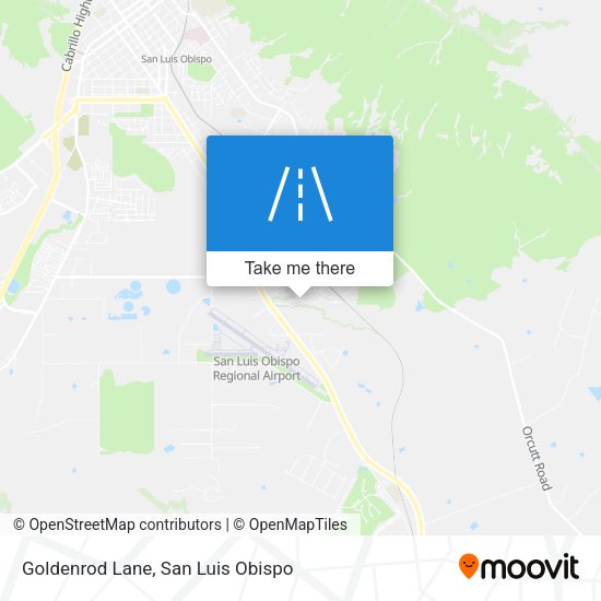Goldenrod Lane map