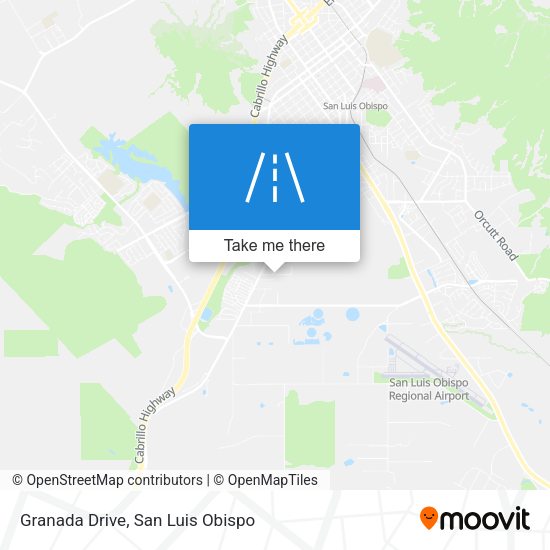 Granada Drive map