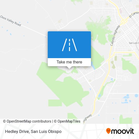 Hedley Drive map