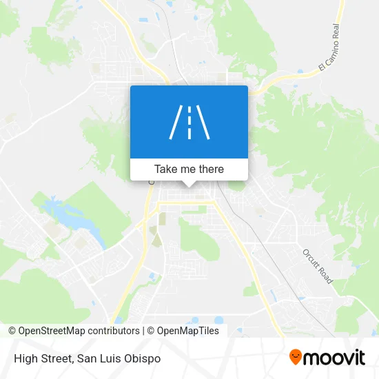 High Street map