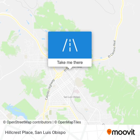 Hillcrest Place map