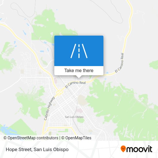 Hope Street map