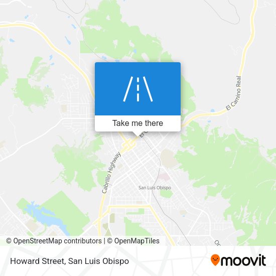 Howard Street map