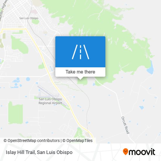 Islay Hill Trail map