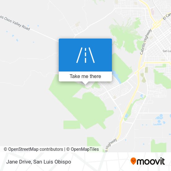 Jane Drive map
