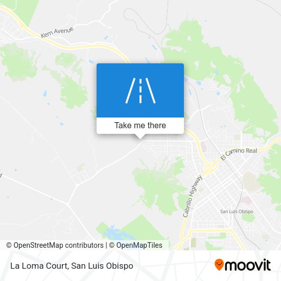 La Loma Court map