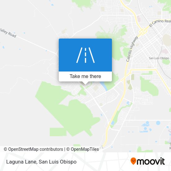 Laguna Lane map