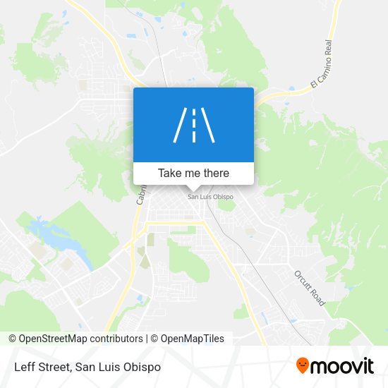 Mapa de Leff Street
