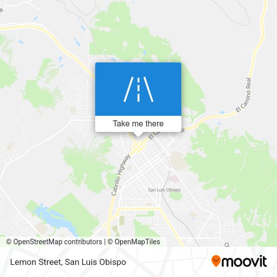 Lemon Street map