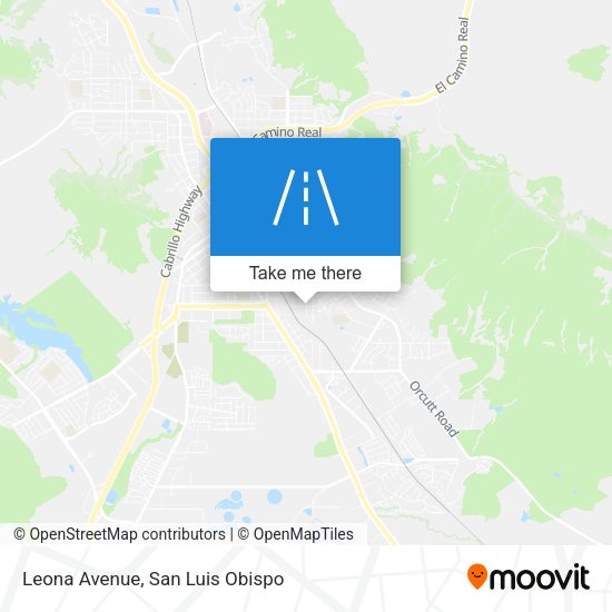 Mapa de Leona Avenue