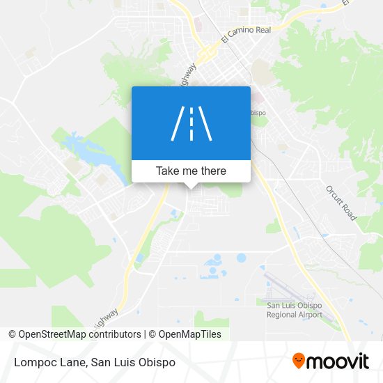 Lompoc Lane map