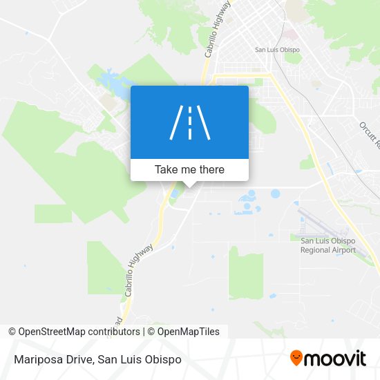 Mapa de Mariposa Drive