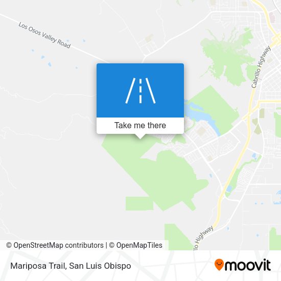 Mariposa Trail map