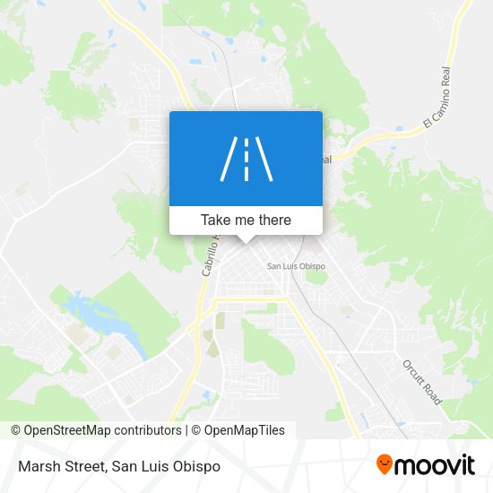 Marsh Street map