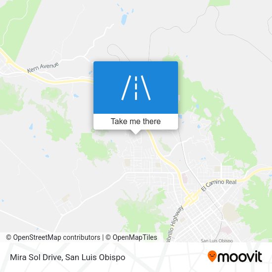 Mapa de Mira Sol Drive