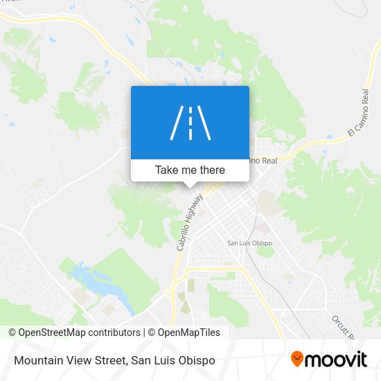 Mapa de Mountain View Street