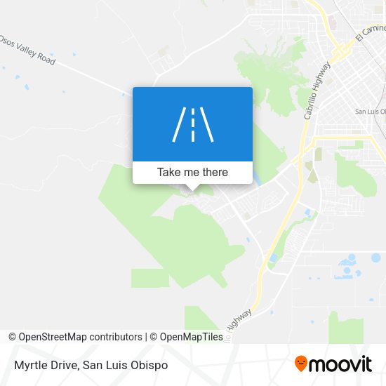 Mapa de Myrtle Drive