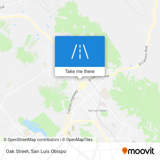 Oak Street map