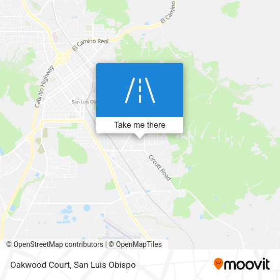 Mapa de Oakwood Court