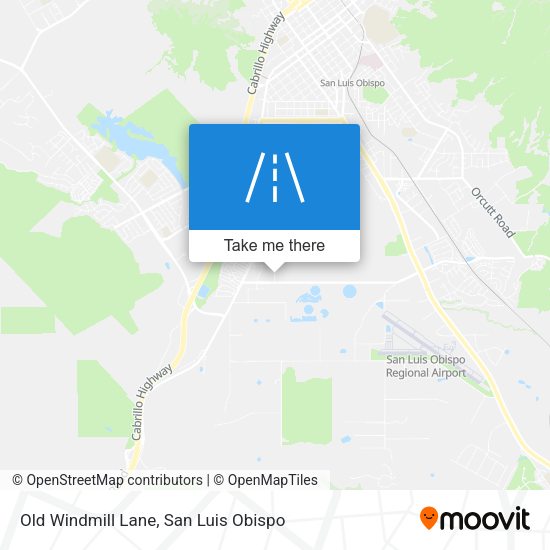 Old Windmill Lane map