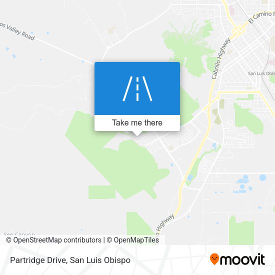 Partridge Drive map